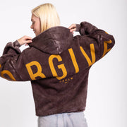 GLO Kingdom Essential Snow Wash Hoodie - Forgiven - Coffee Bean