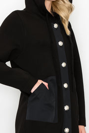 Joh 53055FT Francesca Jacket with Diamond Studs