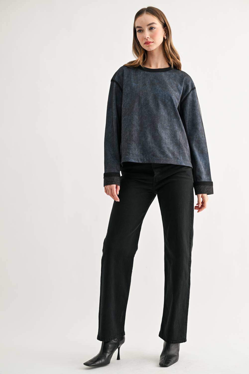 Joh 56340K Kalila Navy Top