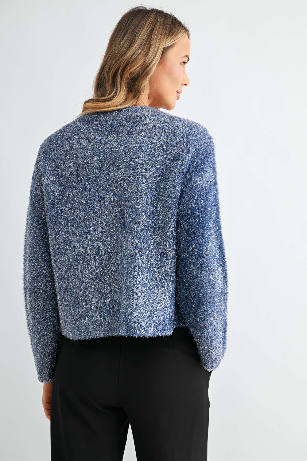 Joh 56341SW Stephanie Cardigan Denim Blue