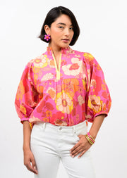 Ivy Jane 650469 Hot Pink Full Bloom Top