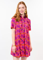 Ivy Jane 72671 Plaid Shift Dress