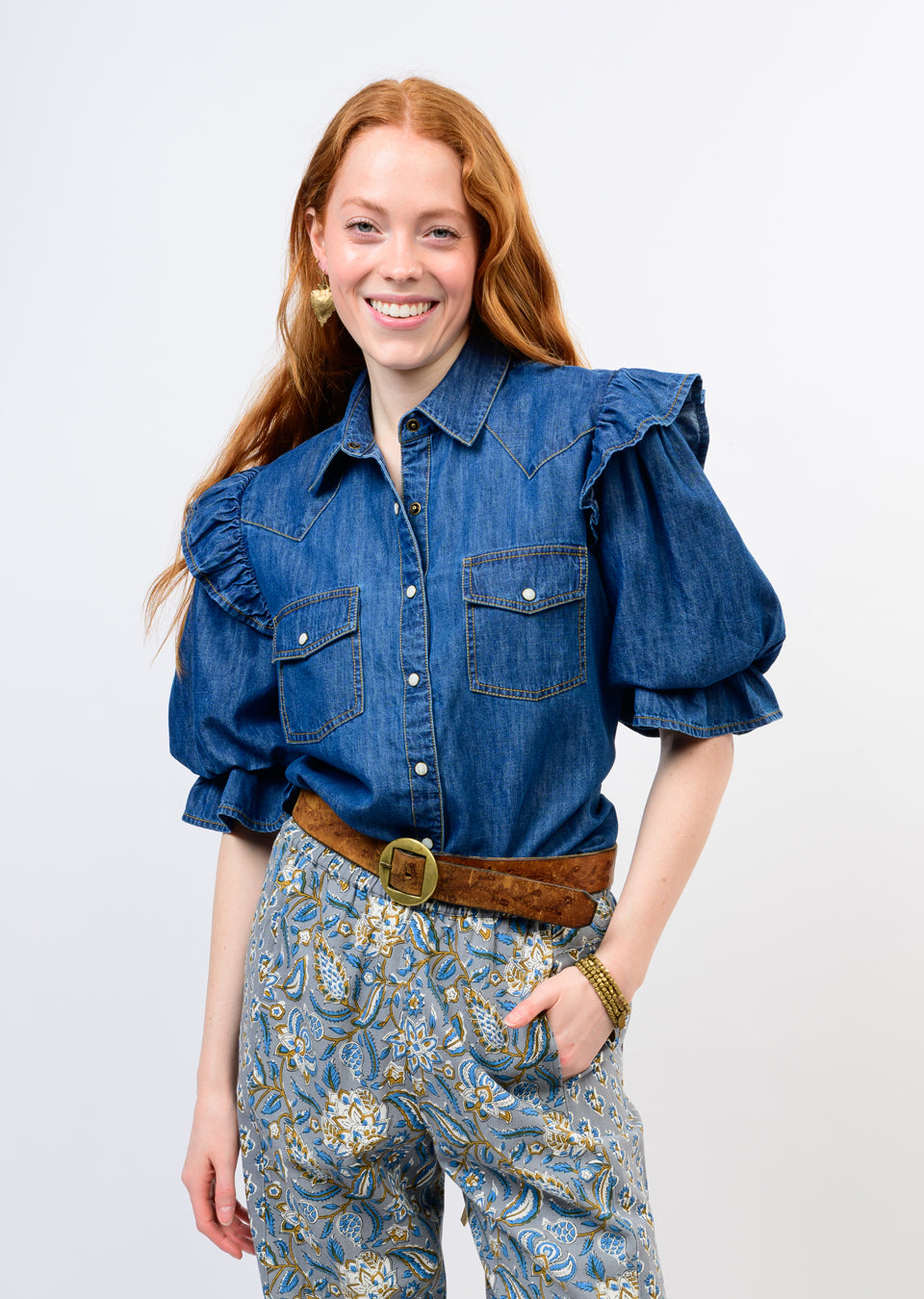 Ivy Jane Annie Denim Top