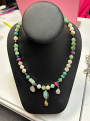 Michele Busch NW-26-16 Green Moonstone