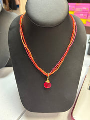 Michele Busch NW-24-23 Orange Pink Chalcedone