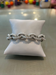 Michele Busch BW-26-5 Silver Pearl U Clasp