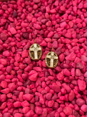 Mustard Seed Cross Classic Earring