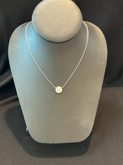 Mustard Seed Crystal Circle Layering Necklace