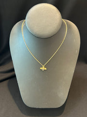 Mustard Seed Bee Charm Layering Necklace