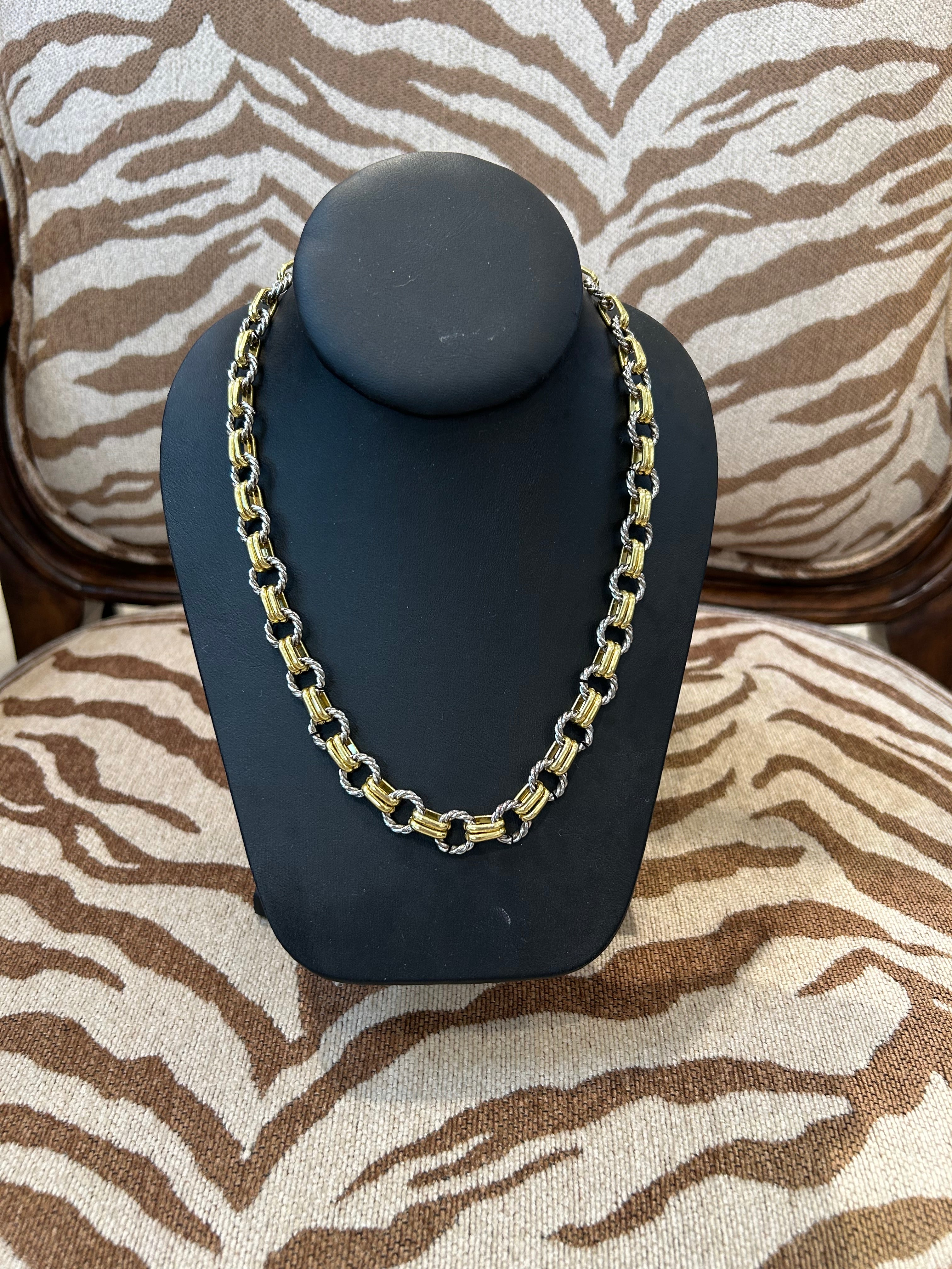 Mustard Seed Gold/Silver Statement Chain