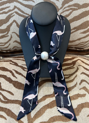 Studio G Scarf With Pearl - Flamingo