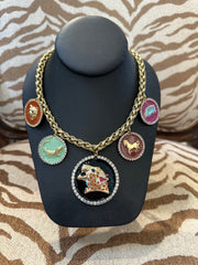 TOVA Jagger Multi Charm Necklace
