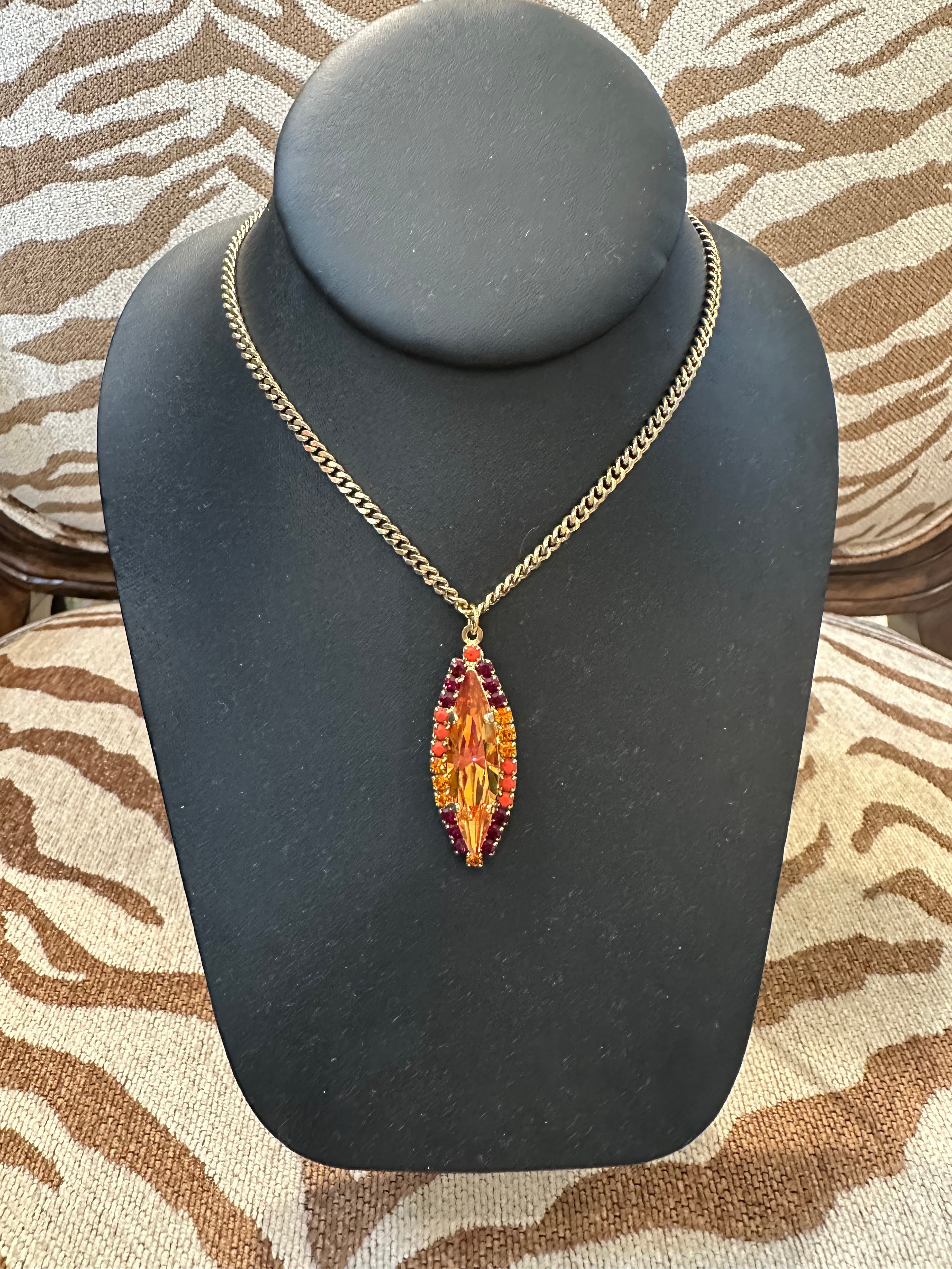 TOVA Alyssa Necklace in Summer Blush
