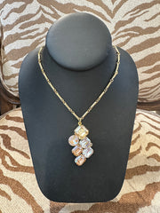 TOVA Jessica Necklace in Candy Glam Blush