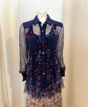 W.A.Y. 194633-4 Navy Mesh Shirt