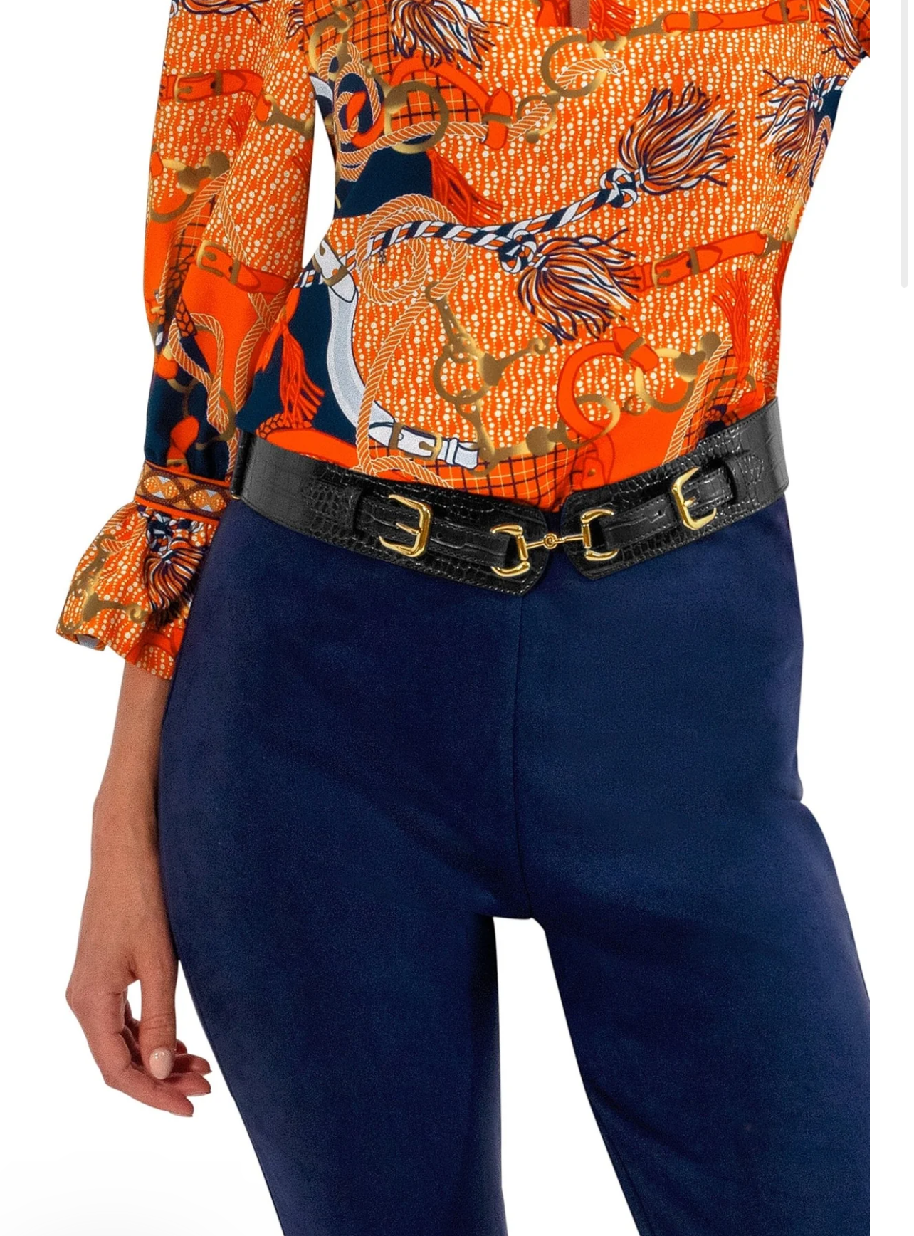 GS ACBLDT Double Trouble Belt in Black Medium