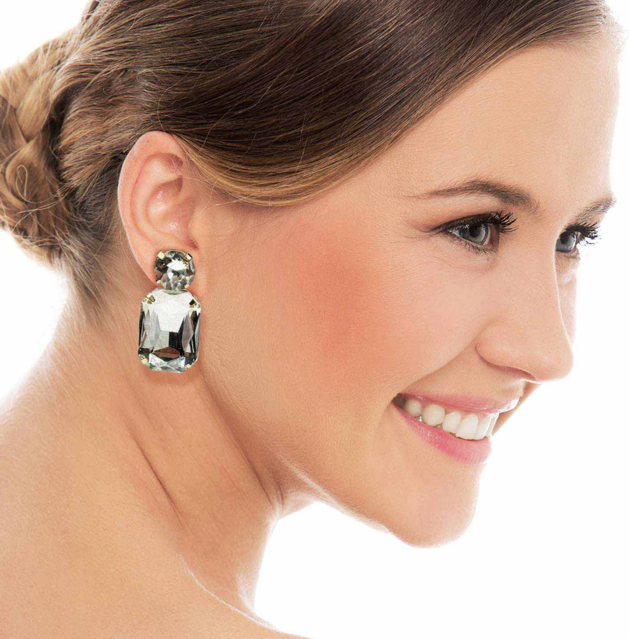 Michael Nash Adelle Crystal 2 Earrings