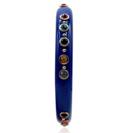 Michael Nash Navy Resin Studded Bangle