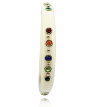 Michael Nash Ivory Resin Studded Bangle