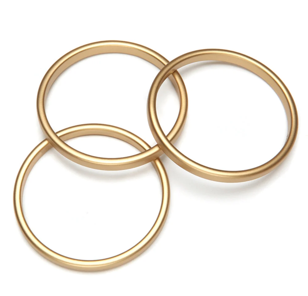 Pono P2075B Twiggy Barile Bangle Set of 3 Gold