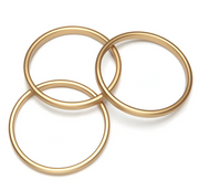 Pono P2075B Twiggy Barile Bangle Set of 3 Gold