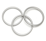Pono P2075B Twiggy Barile Bangle Set of 3 Silver