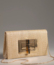 Lisi Lerch Straw Lillian Clutch