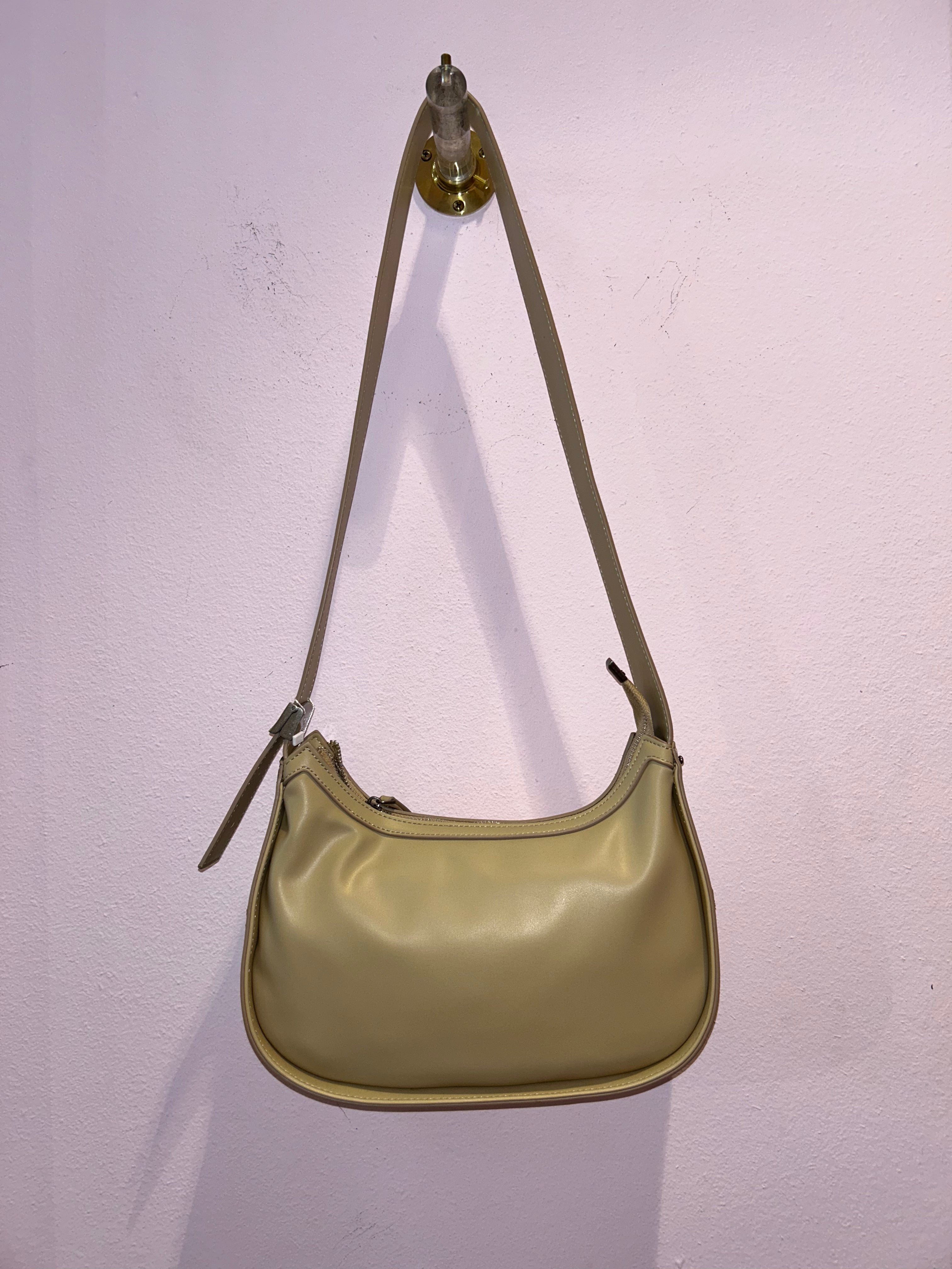 Melie Bianco YP9013TN Vivian Tan Recycled Vegan Top Handle Bag