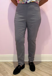 Renuar R1542 E730H Woven Pant Pewter