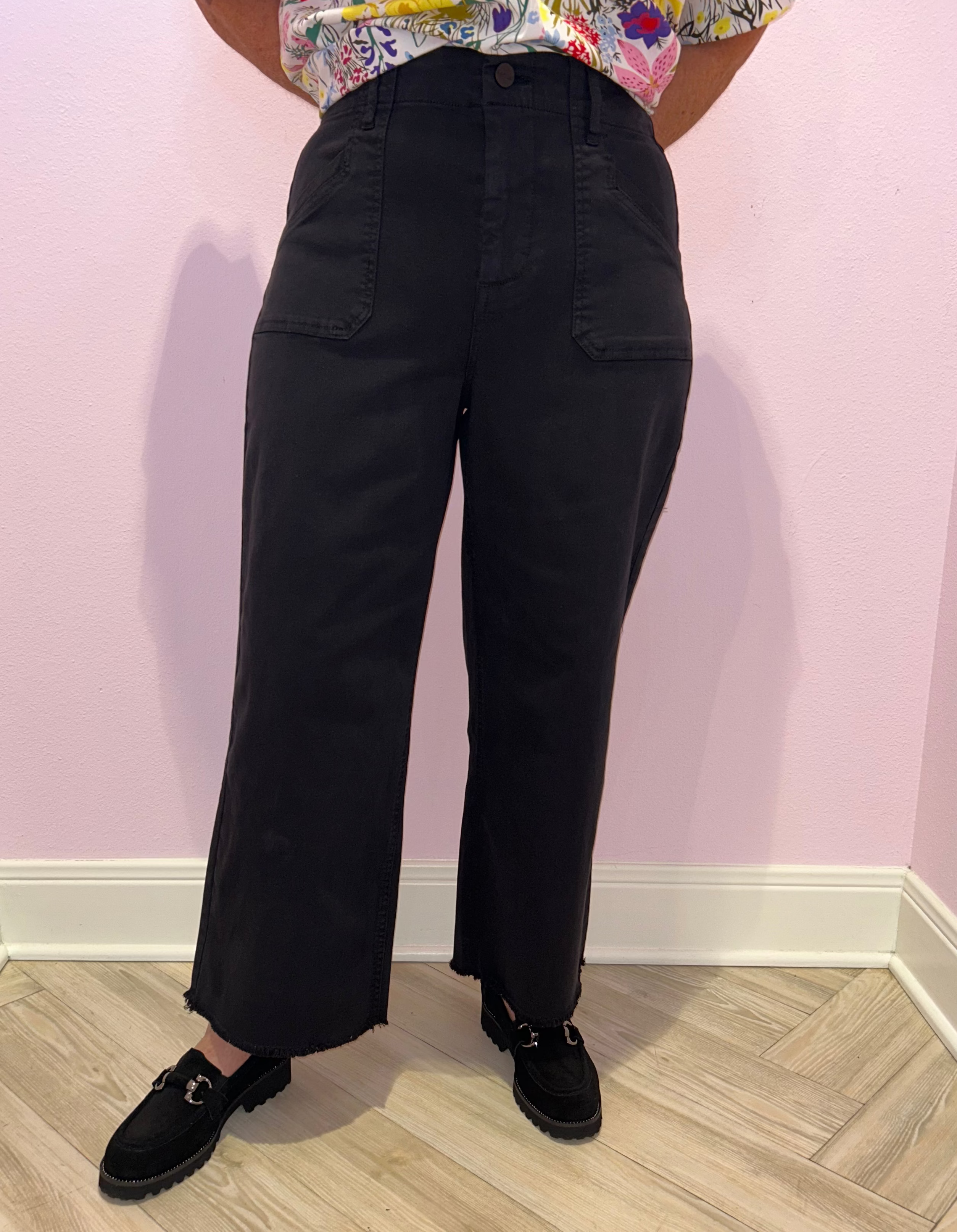 Renuar R11021 E2008S Woven Pant Black