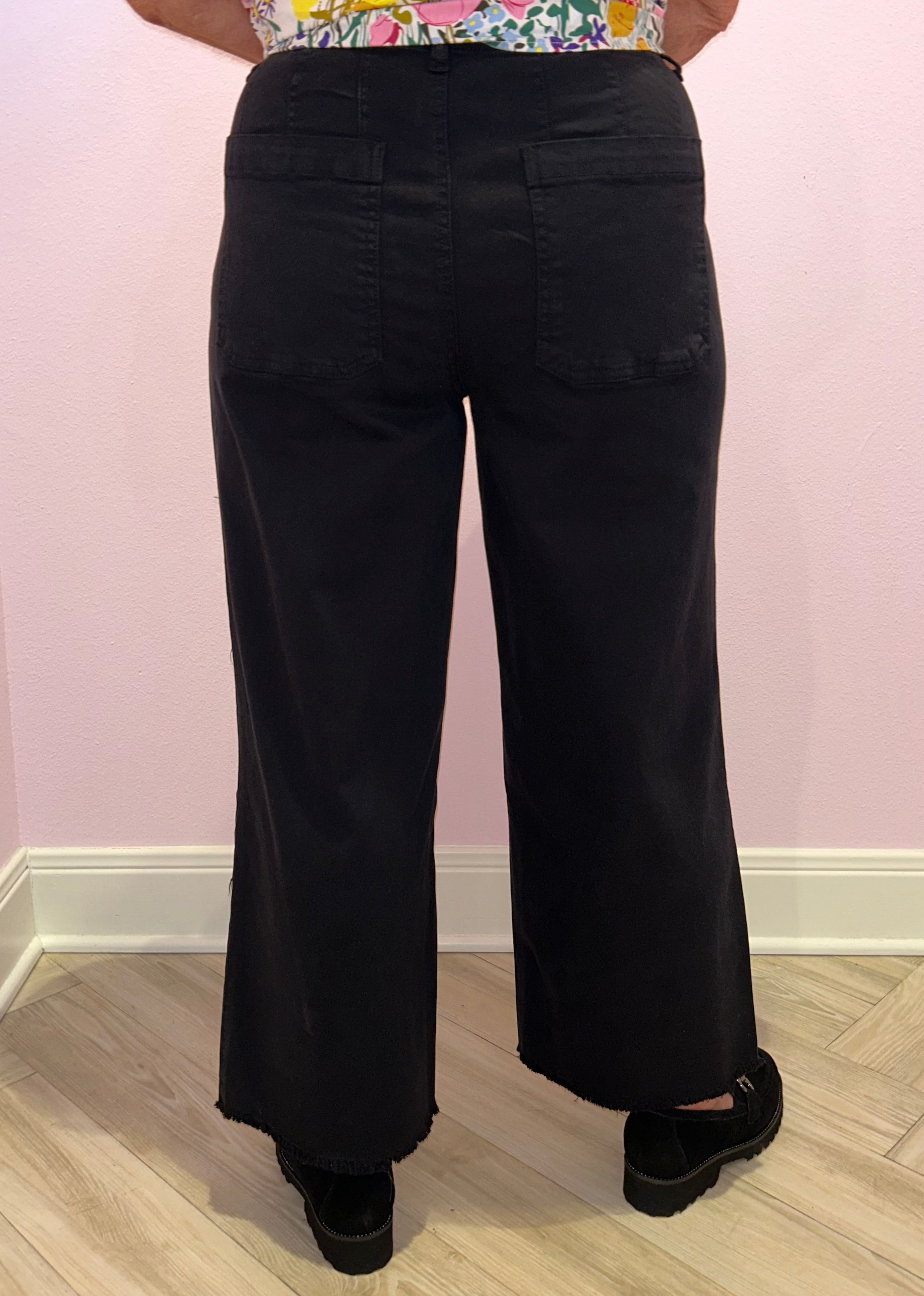 Renuar R11021 E2008S Woven Pant Black