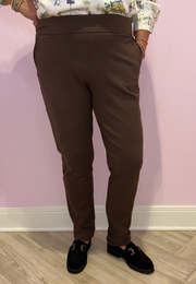 Renuar R1911 E906S Knit Pant Chocolate