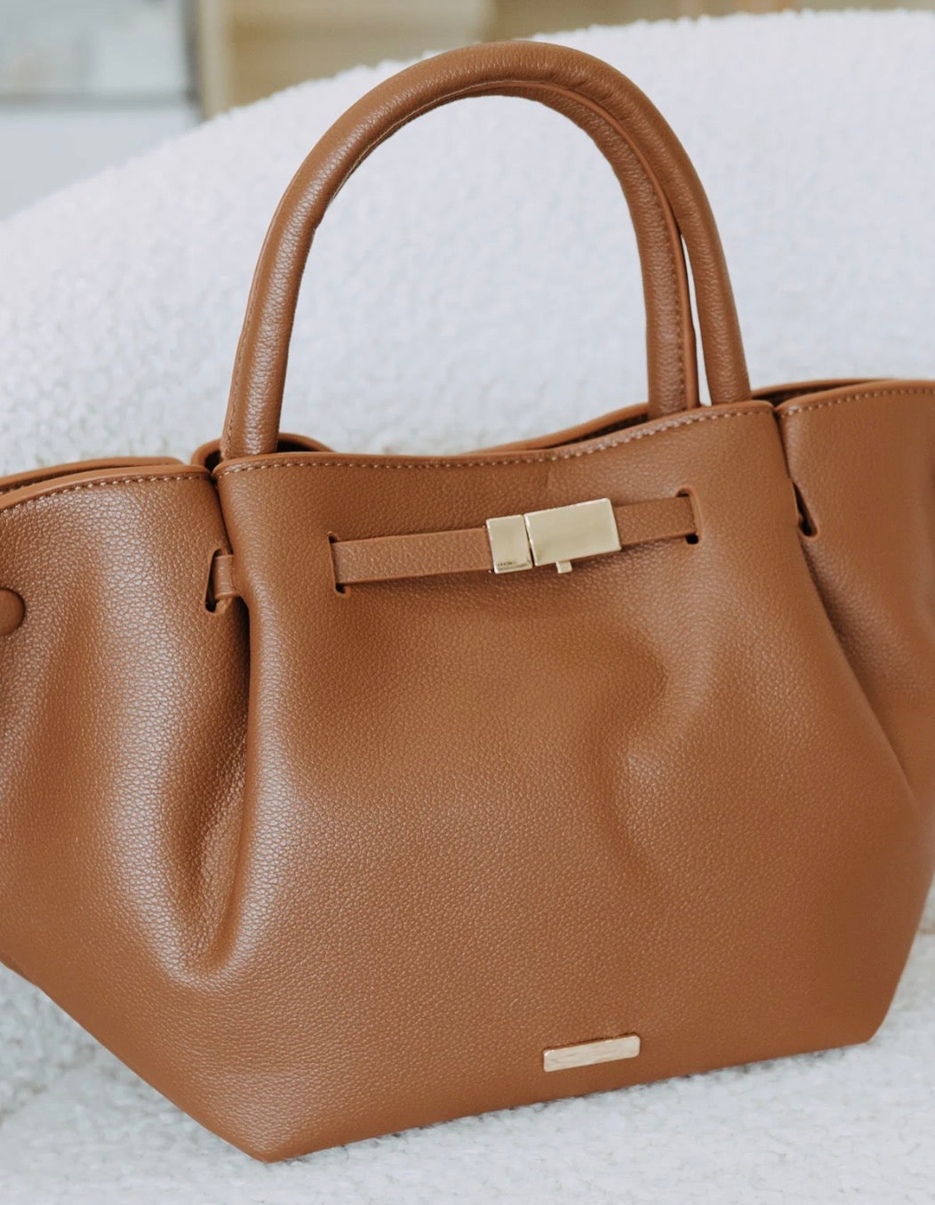 High Fashion Handbag U8551 Tan