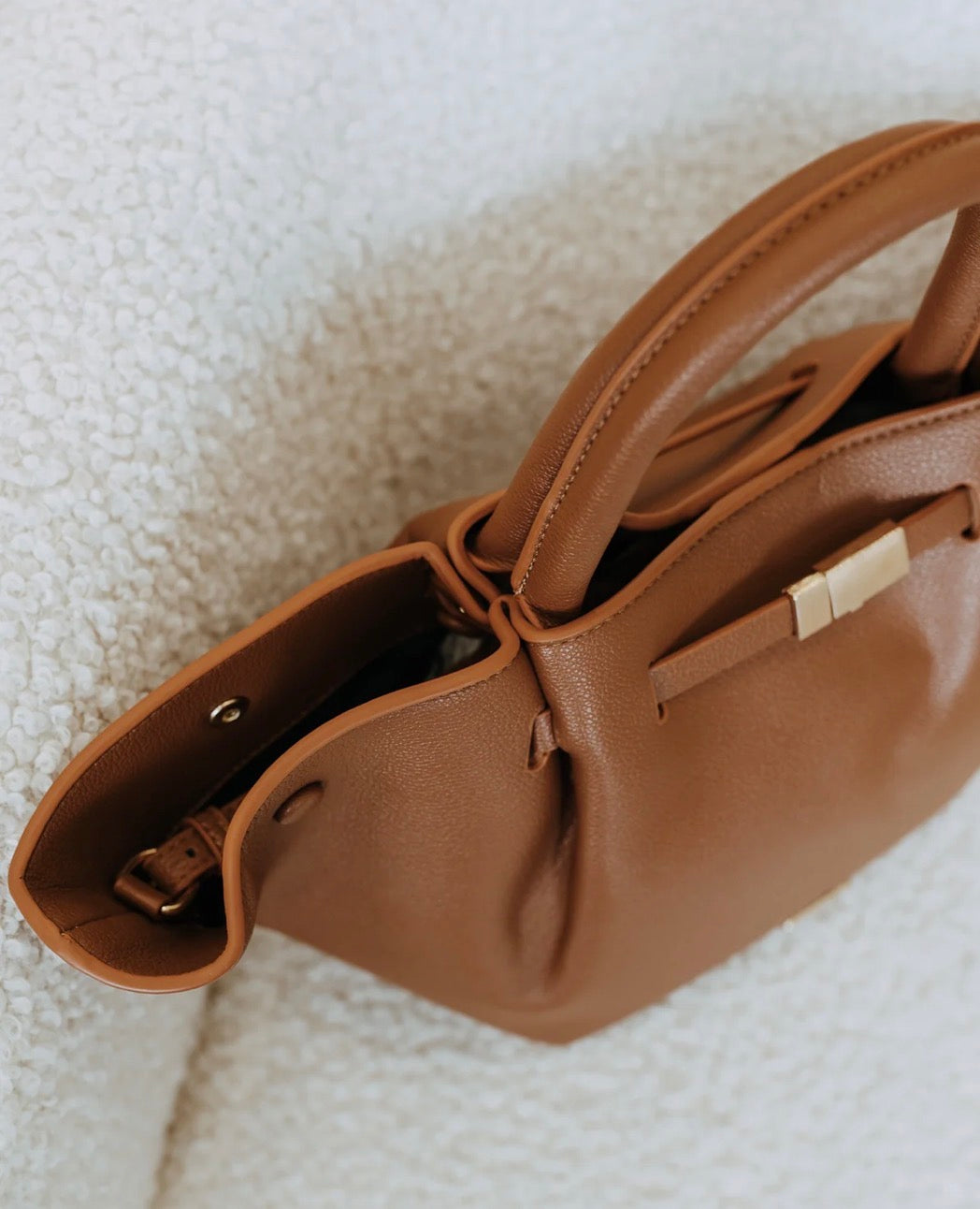 High Fashion Handbag U8551 Tan