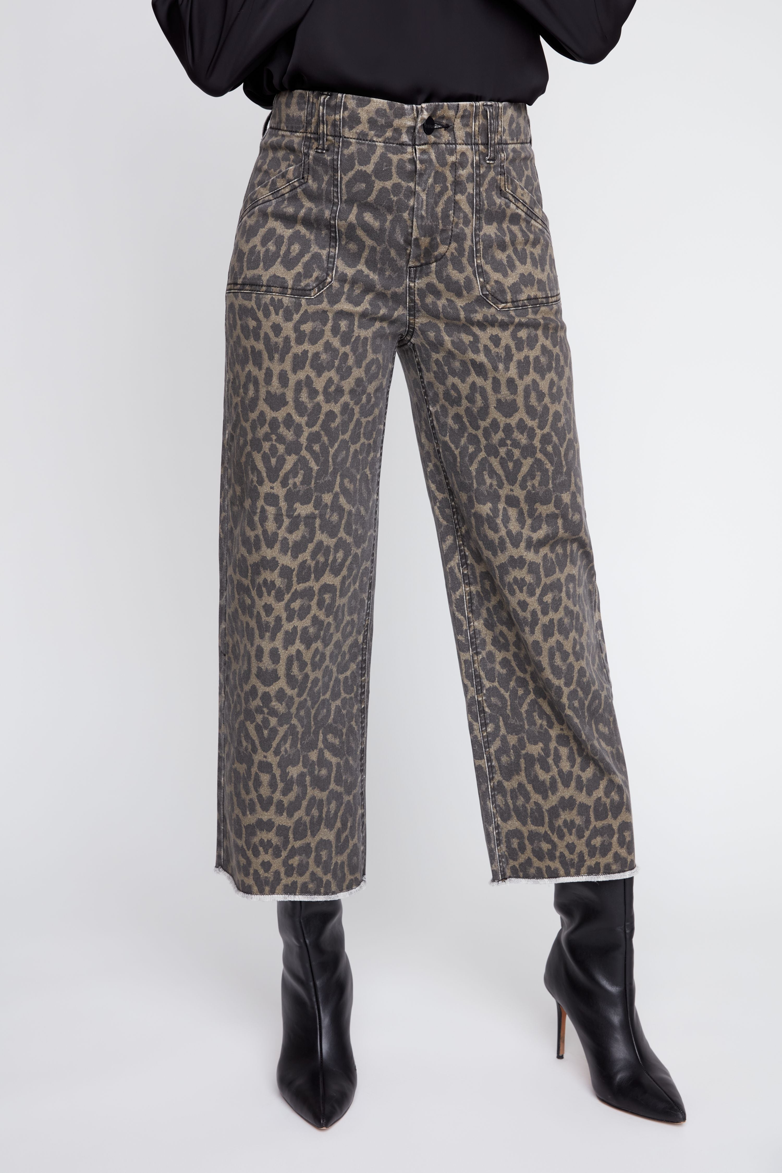 Renuar R11021 E2008SP Woven Pant Leopard