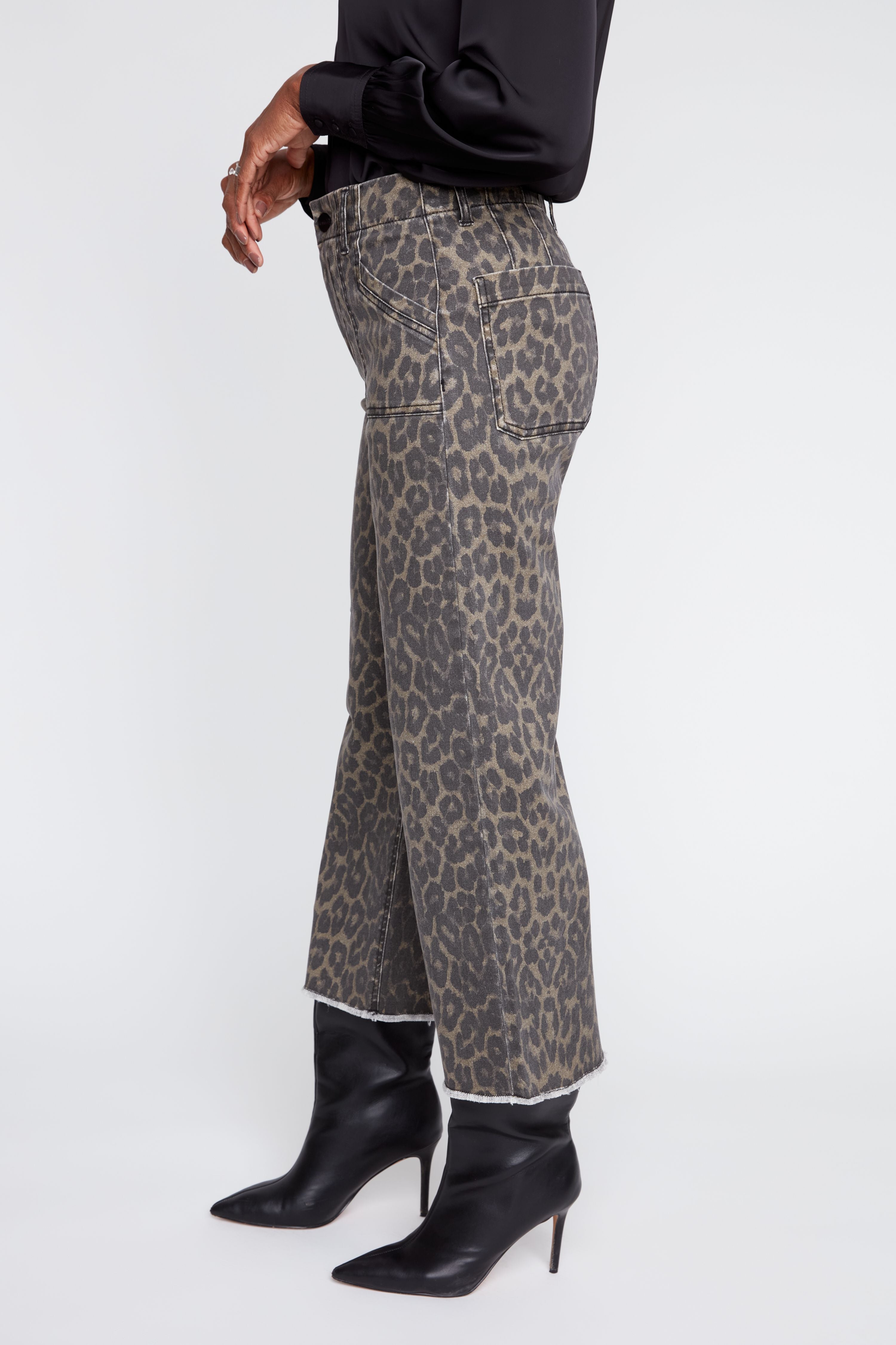 Renuar R11021 E2008SP Woven Pant Leopard