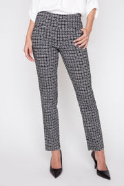 Renuar R11030 E3046 Knit Pant Black Comb