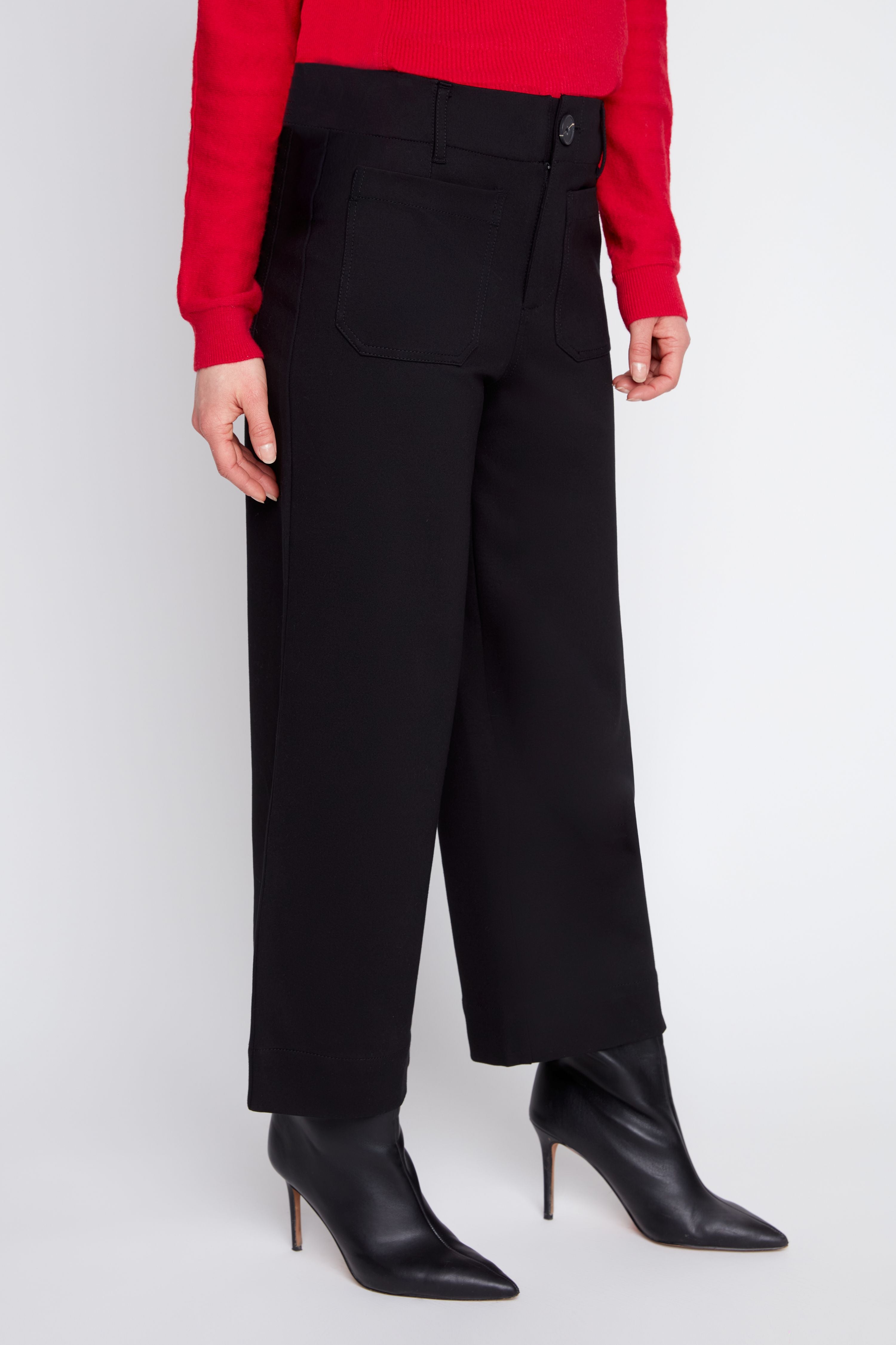 Renuar R11072 E906S Knit Pant Black