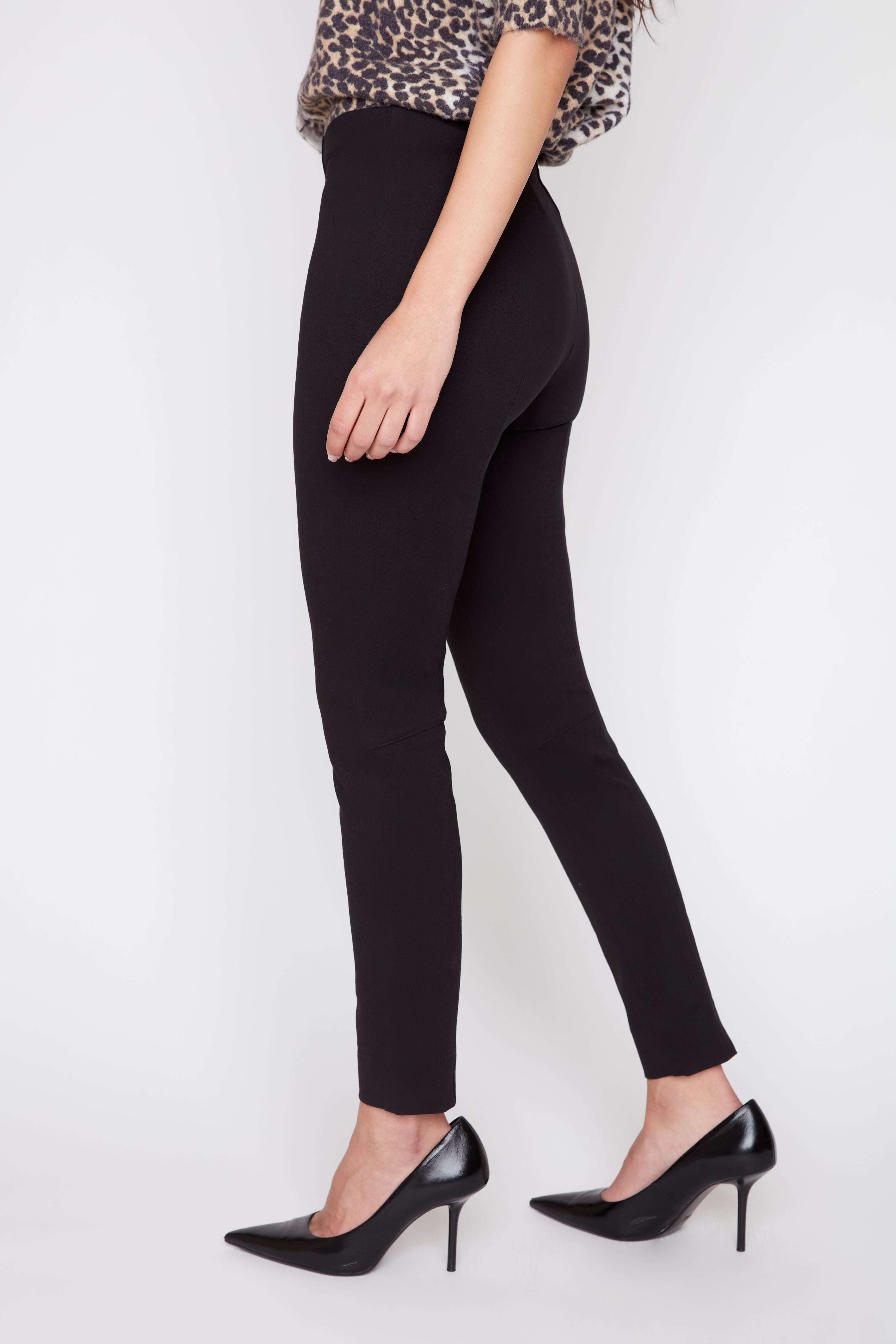Renuar R11073 E906S Knit Pant Black