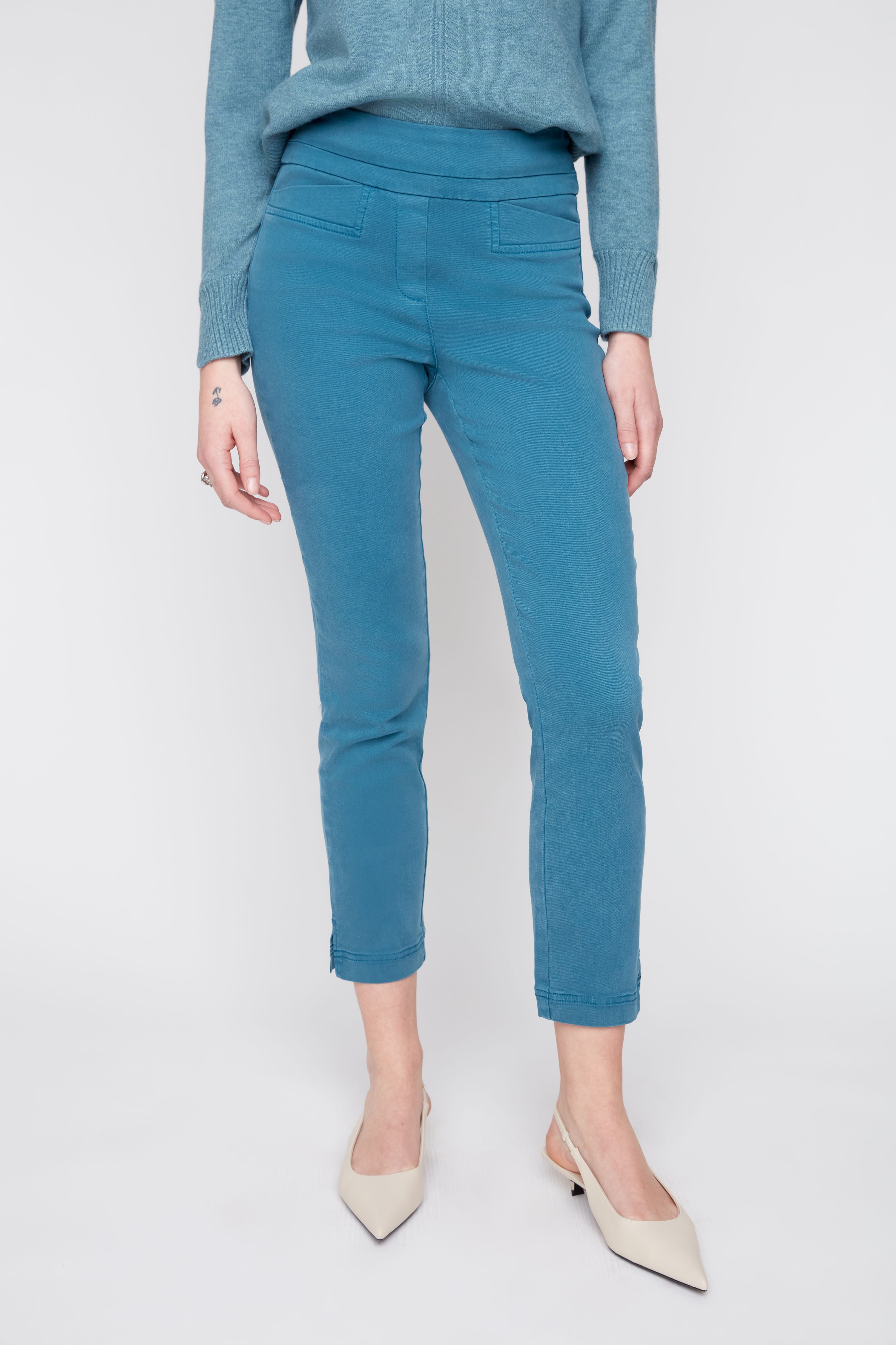 Renuar R1542T E2008S Woven Pant Teal