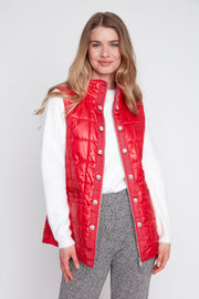 Renuar R3907L E3034 Woven Vest Lipstick