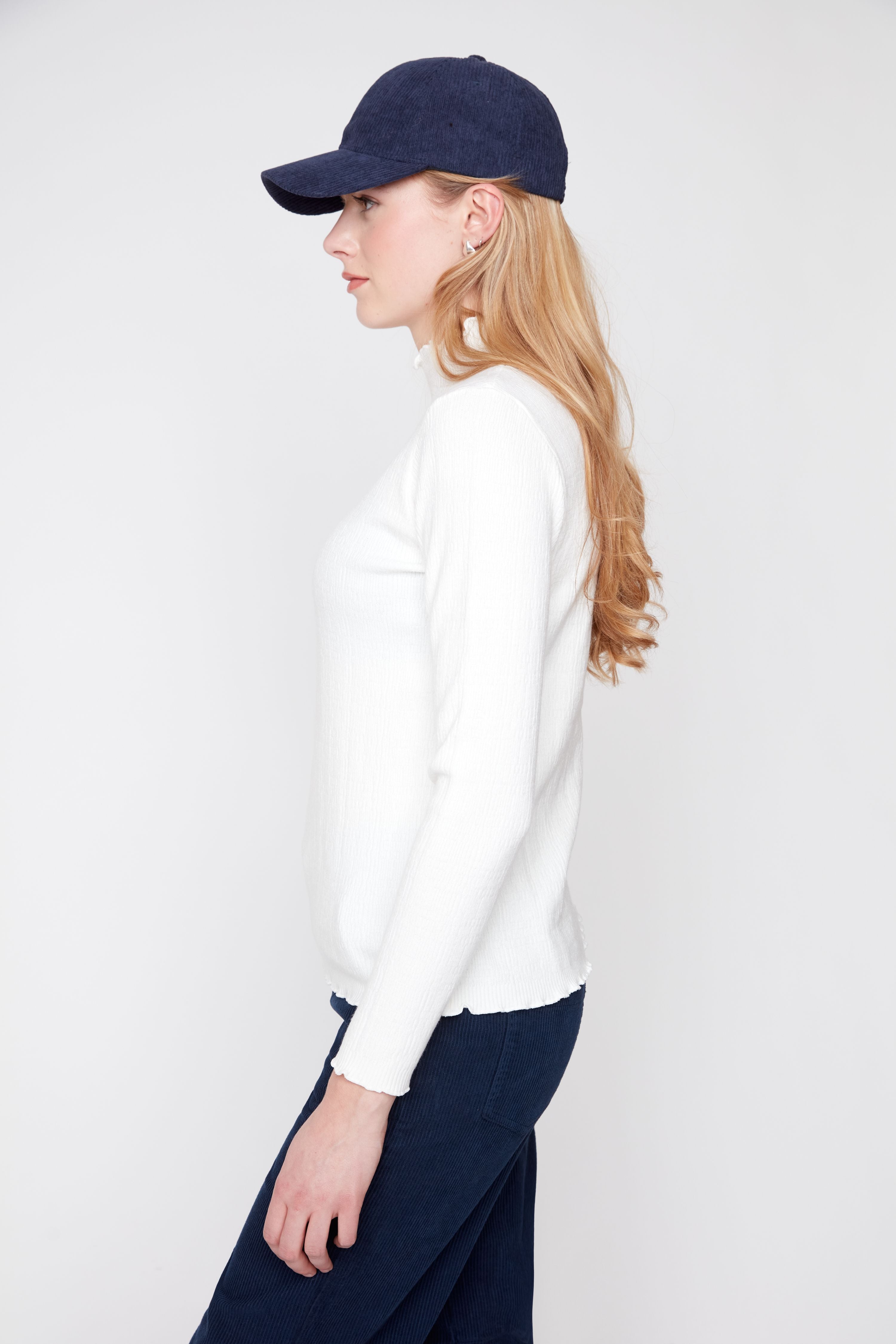 Renuar R6859 4301 Knit Sweater Creme