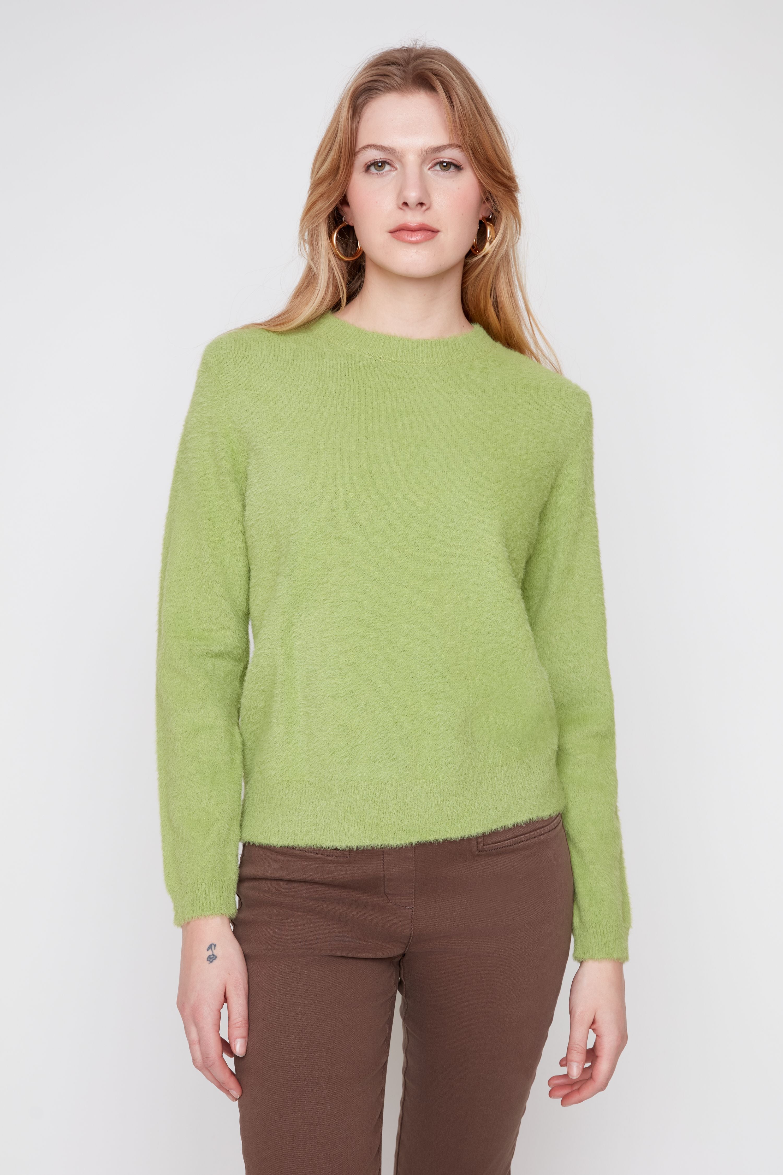 Renuar R6987 4306 Knit Sweater Matcha