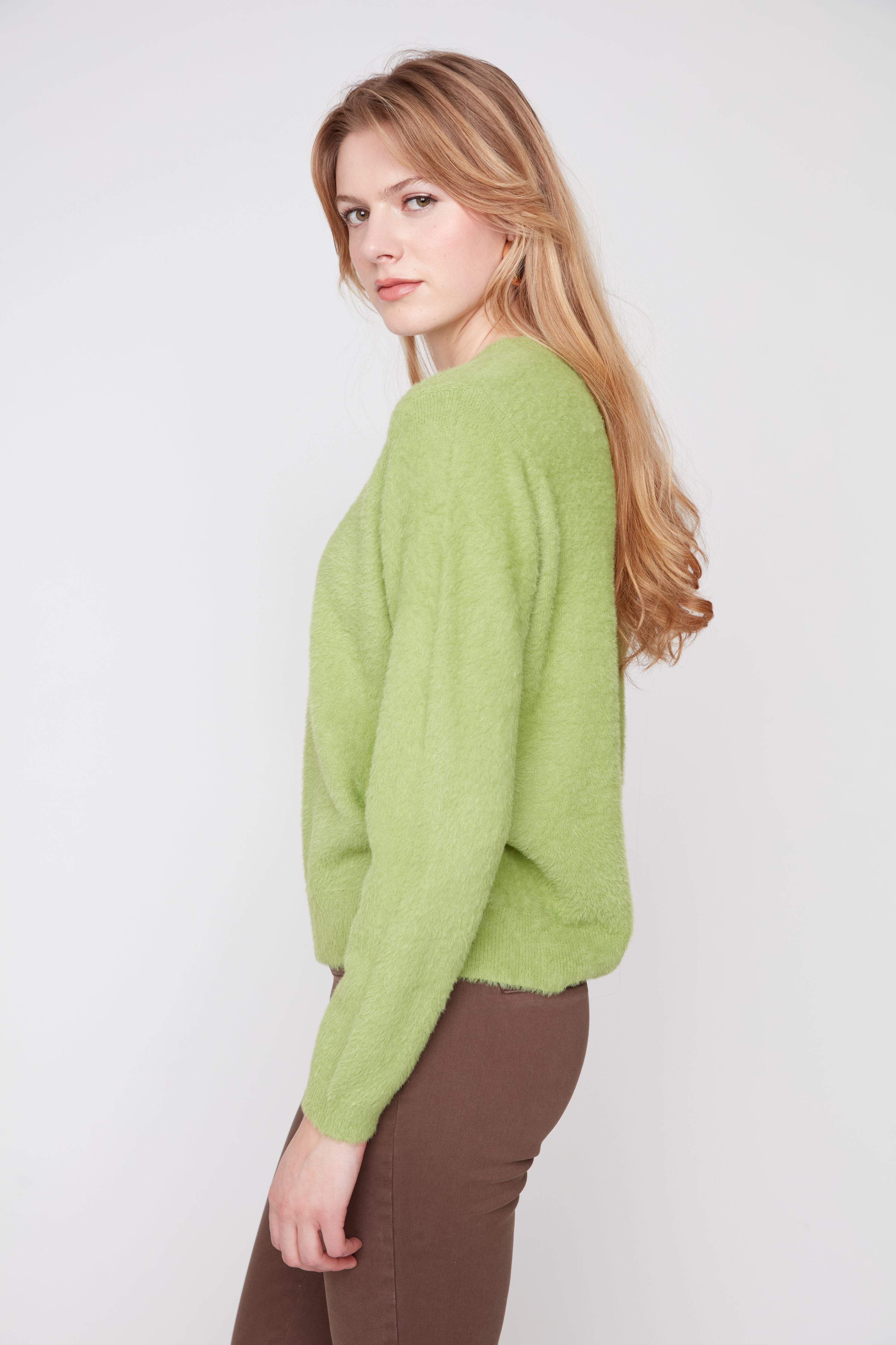 Renuar R6987 4306 Knit Sweater Matcha
