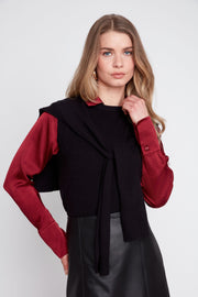 Renuar R6989 3391 Knit Sweater Black