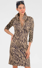 Gretchen Scott JDEVAI Zebra Everywhere Dress