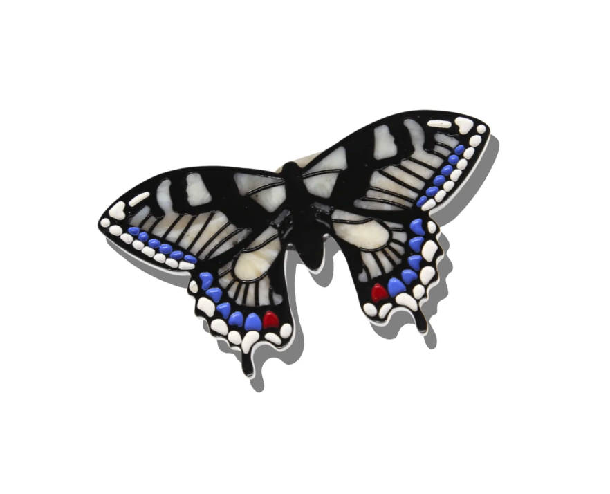Solar Eclipse Brooch Pin - Butterfly