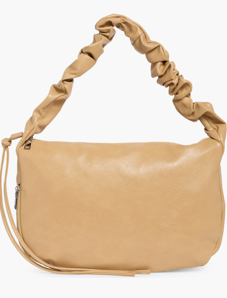 Melie Bianco AC6030TN Reign Tan Recycled Vegan Shoulder Bag