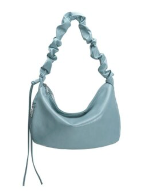 Melie Bianco AC6030BL Reign Blue Recycled Vegan Shoulder Bag