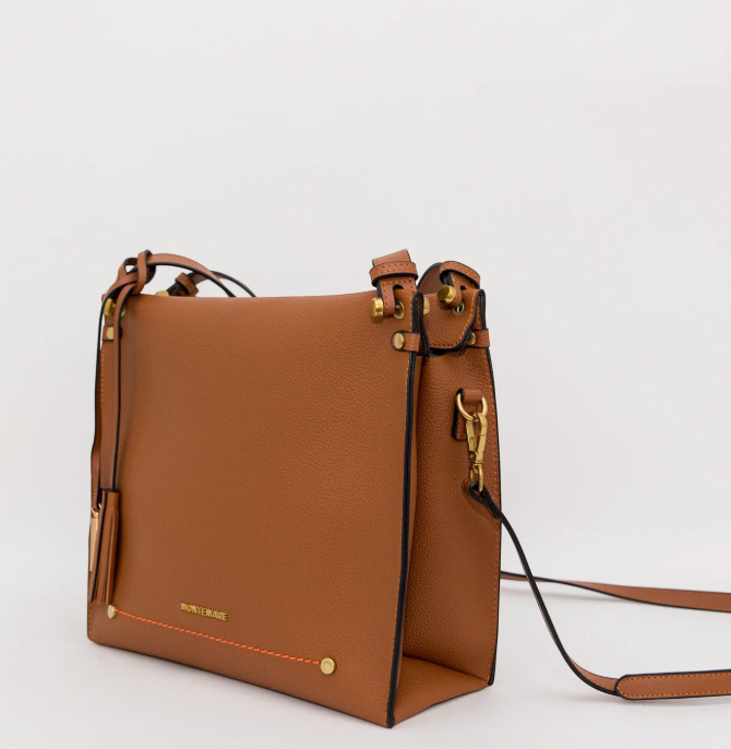 Montemare MVNN002-CGN Vienna Shoulder Bag in Cognac